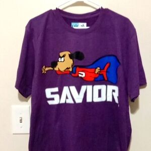 Men's  underdog shirt XL purple